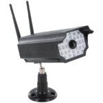 Cam�ra factice solaire + d�tecteur mouvement flash - chacon