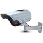 Caméra factice solaire led bleue - chacon Caméra factice solaire led bleue - chacon