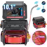 Camera inspection canalisation 50 m endoscope drain auto - nivellement, emetteur 512 hz, compteur distance, ...