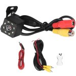 Camra de recul pour voiture, tanche ip68, 8 led, sauvegarde inverse, vision nocturne pour stationnement ...