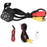 Camra de recul de voiture tanche ip68 camra de vision nocturne de stationnement de recul 8 led