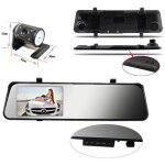 Cam�ra de r�troviseur dvr full hd 1080p 4, 3  lcd avec cam�ra de recul