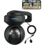Reolink - cam�ra de surveillance 2k + 5mp 2. 4 / 5 ghz wifi ext�rieur, pan / tilt, zoom optique 3x, vision ...