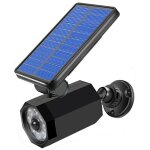 Caméra de simulation solaire d'extérieur avec détecteur de mouvement Caméra de simulation solaire d'extérieur avec détecteur de mouvement