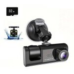 Camra vido de voiture en boucle hd 1080p + wifi enregistreur  3 objectifs sans wifi dvr connect mobile ...