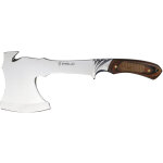 Campeur el29001, lame en acier inoxydable de 17 cm, longueur totale 29 cm, avec housse en cuir, mango ...