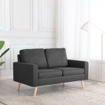 Vidaxl - sofa 2 setat avec conception rétro en tissu disponible en différentes couleurs couleur : anthracite ... Vidaxl - sofa 2 setat avec conception rétro en tissu disponible en différentes couleurs couleur : anthracite ...