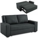 Canap� 3 places convertible gris james