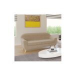 Le quai des affaires - canap� droit 3 places suvi - beige / 174x82x81 cm