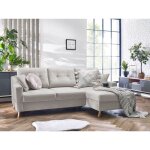 Bobochic - xs - canap d'angle convertible coffre sweden angle droit beige