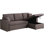 Habitat et jardin - canapé d'angle convertible / réversible avec coffre 'alain' - 3 places - taupe Habitat et jardin - canapé d'angle convertible / réversible avec coffre 'alain' - 3 places - taupe