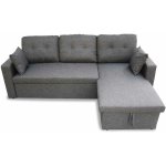 Sweeek - canapé d'angle convertible en tissu - ida - 3 places. fauteuil d'angle réversible coffre rangement ... Sweeek - canapé d'angle convertible en tissu - ida - 3 places. fauteuil d'angle réversible coffre rangement ...
