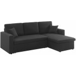 Sweeek - canap� d'angle convertible en tissu - ida - 3 places. fauteuil d'angle r�versible coffre rangement ...