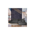 M&s - canap d'angle  droite en microfibre gris - fiorina