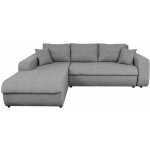 Usinestreet ? canap� d'angle convertible 4 places en tissu ? large m�ridienne ? coffre de rangement ? ...