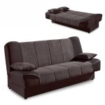 Deco in paris - canap clic clac marron convertible nati