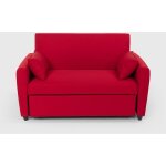 Canap� convertible 2 places clic clac design moderne en tissu porto rico - rouge