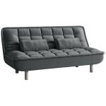 Vente - unique - canap� convertible clic - clac mishan en tissu - gris