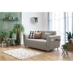 Bobochic - xs - canap� droit convertible d�plimousse pigalle beige