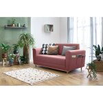 Bobochic - xs - canap� droit convertible d�plimousse pigalle rose