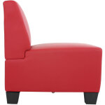 Canap - lment lyon, lment central, modulable, simili - cuir, crme