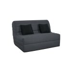 Ub design - canapé lit caly bz 140 mousse 28 kg couette grise Ub design - canapé lit caly bz 140 mousse 28 kg couette grise