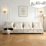 Canap� modulaire convertible 4 places avec rangement ? sofa modulable s�parable et canap� lit, configuration ...