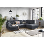 Bobochic - xs - canapé panoramique convertible coffre sweden angle gauche gris foncé Bobochic - xs - canapé panoramique convertible coffre sweden angle gauche gris foncé