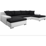 Tendencio - canap panoramique convertible korse noir blanc