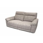 Meubletmoi - canap relaxation 2. 5 places motoris en tissu sudine beige - clara