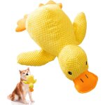 Canard en peluche canard anti stress chien ? jaune grincements jouet chien indestructible, m�cher jouets ...