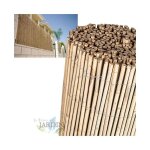 Suinga - canisse en bambou naturel entire 1, 2 x 5 mtres, occultation 95%, tiges de bambou naturelles ...