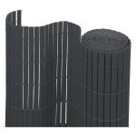 Einfeben - canisse double face pvc, gris anthracite, 1. 8 x 3 m, rsistant aux uv tapis de protection ...