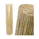 Canisse naturelle fendue pour jardin 1, 5 x 5 m. canisse en roseau nature pour l'occultation, la dlimitation ...