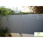 Jet7garden - canisse en pvc gris perle double face qualit� + 1. 80 x 2. 5 m