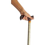 Canne design en acier - flore - rglable