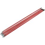 Canne de ramonage fibre de verre rallonge kit embout acier filet� m121, 75mm - quantit� x10 - cannes ...