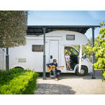 Canopia by palram - canopia carport camping - car alpine gris