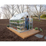Palram - canopia serre de jardin hybrid argent