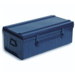 [jamais utilise] cantine malle 175l pierre henry en tle d'acier bleu - ?can175b
