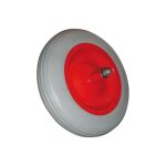 Roue vespa pour brouette run flat en polyur�thane increvable 350x80x134 mm avec roulements - salone