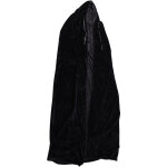 Cape de sorci�re � capuche en velours noir grande taille - confortable et douce pour cosplay, f�tes et ...