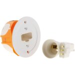 Bo�te applique capri therm + douille dcl �67x40mm capri