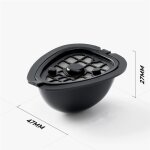 Tlily - capsule de caf 2 en 1 pour machine 9662. 62, filtre rechargeable, remplacement et tea - b