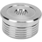 Capsule de caf� en acier inoxydable rechargeable avec kit de brosse nettoyage complet pour machines � ...