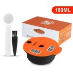 Capsule de café réutilisable de 180 ml pour machines bosch tassimo avec filtre amovible, dosettes de ... Capsule de café réutilisable de 180 ml pour machines bosch tassimo avec filtre amovible, dosettes de ...