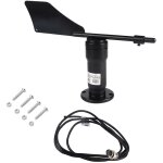 Capteur de direction du vent, mat�riau en alliage d'aluminium de qualit� sup�rieure ip45 capteur de direction ...
