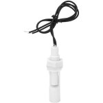 Capteur de niveau d'eau interrupteur � flotteur - 2 pi�ces, montage lat�ral, plastique pp blanc, 16mm, ...
