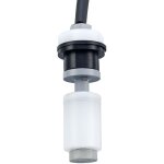 Capteur de niveau � flotteur rs pro externe, vertical, sortie no / nf, en polypropyl�ne, c�ble 1m ( prix ...