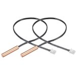 Capteur temprature 2pcs 5k 40cm ntc thermistance sonde cuivre sensible rsistance lectronique temp ...